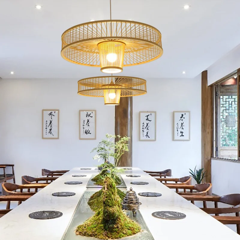 Chandeliers Chinese hand woven bamboo chandelier retro coffee bar lounge Garden Restaurant bedroom decorative lamps Lights
Chandeliers Chinese hand woven bamboo chandelier retro coffee bar lounge Garden Restaurant bedroom decorative lamps Lights