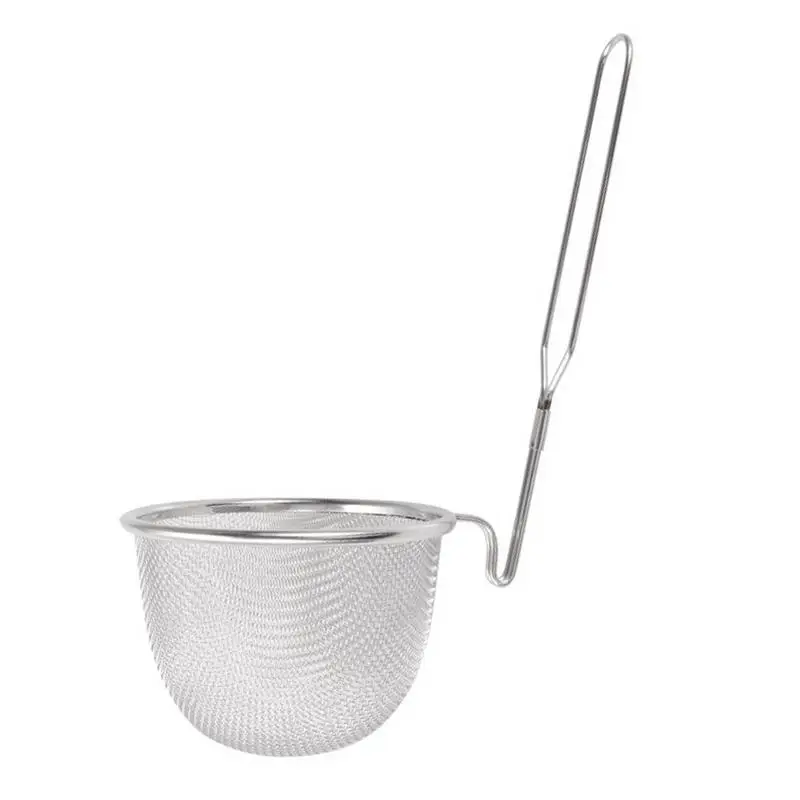 

Kitchen Spaghetti Strainer Basket With Handle Noodle Colander Stainless Steel Oil Grid Spicy Hot Spoon Home Vegetable Net Filter