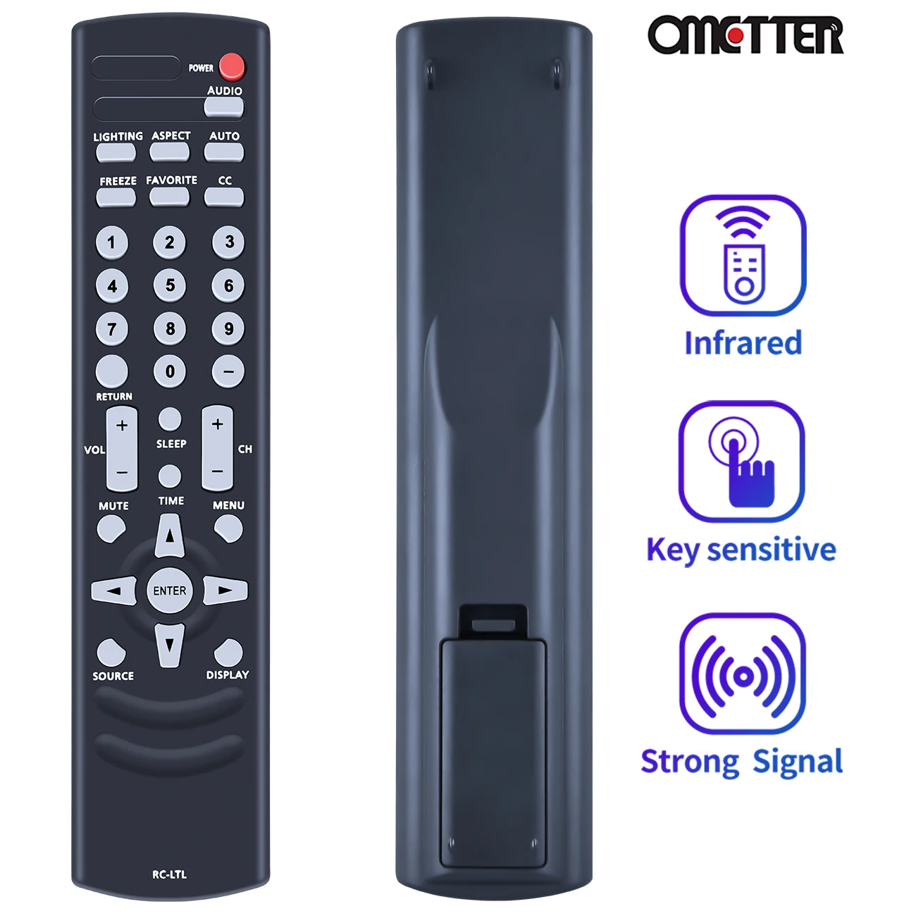 RC-LTL подходит для пульта дистанционного управления Olevia LCD TV HD TV 219H 226T 226V 227V 232S 232V 237T 237V 242V 247 V 323V 327V 332H 337H 342I 427V
RC-LTL подходит для пульта дистанционного управления Olevia LCD TV HD TV 219H 226T 226V 227V 232S 232V 237T 237V 242V 247 V 323V 327V 332H 337H 342I 427V