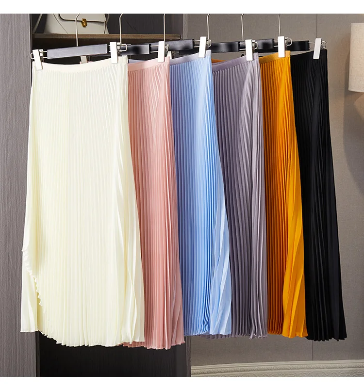 Small design irregular skirt for women in spring and summer, elastic waist, thin and fresh pleated skirt
Small design irregular skirt for women in spring and summer, elastic waist, thin and fresh pleated skirt