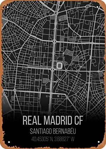 Vintage Look Metal Sign Sport Teams Stadium Maps Real Madrid Tin Plate Wall Decor
Vintage Look Metal Sign Sport Teams Stadium Maps Real Madrid Tin Plate Wall Decor
