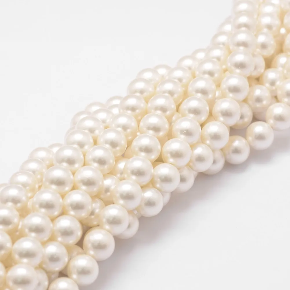 3/5 Strands 4/6/8/10/12/14/16mm Shell Pearl Bead Assorted Color Round Loose Beads for Bracelet Necklace DIY Jewelry Making
3/5 Strands 4/6/8/10/12/14/16mm Shell Pearl Bead Assorted Color Round Loose Beads for Bracelet Necklace DIY Jewelry Making