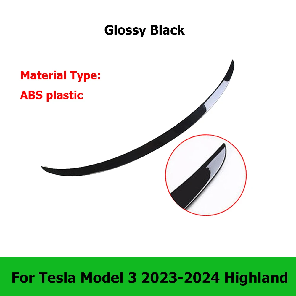 Автомобильный спойлер из АБС-пластика из углеродного волокна для новой модели Tesla 3 Highland 2024, оригинальные высокопроизводительные внешние аксессуары модели 3 года Y
Автомобильный спойлер из АБС-пластика из углеродного волокна для новой модели Tesla 3 Highland 2024, оригинальные высокопроизводительные внешние аксессуары модели 3 года Y