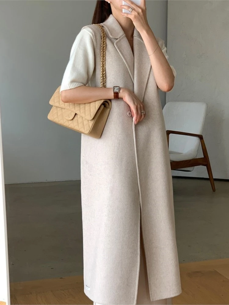 Новинка, женский шерстяной жилет, длинное пальто на весну и осень, Офисная Женская верхняя одежда, корейская мода, женская куртка без рукаво...
Новинка, женский шерстяной жилет, длинное пальто на весну и осень, Офисная Женская верхняя одежда, корейская мода, женская куртка без рукаво...