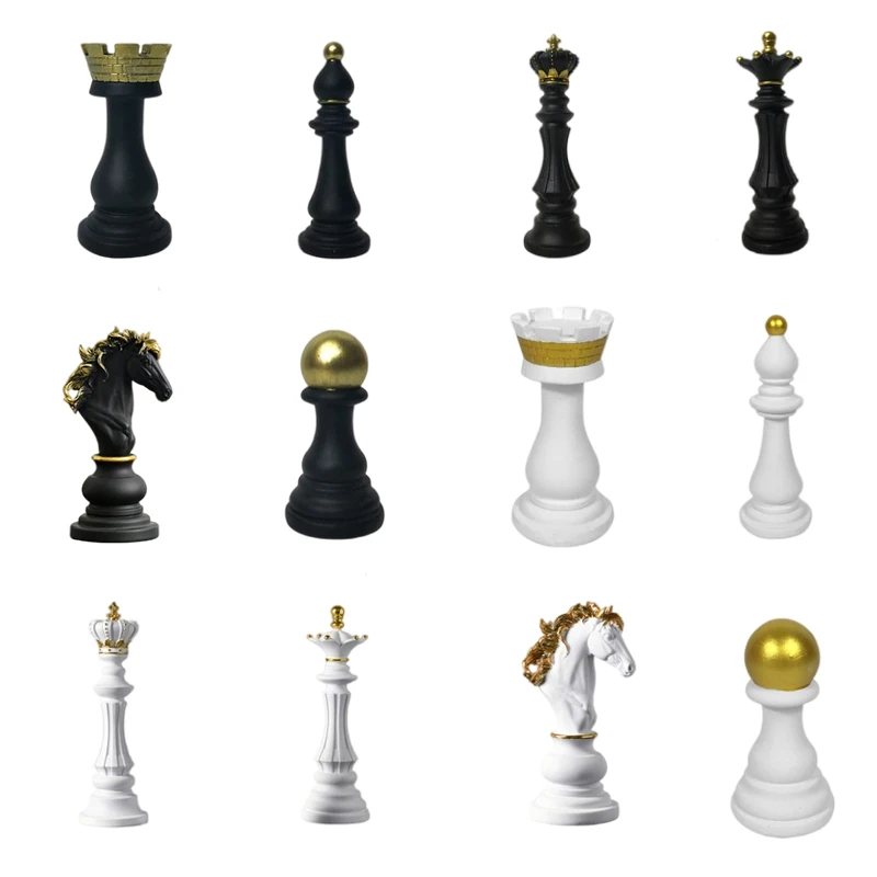 Simulation chess European and American style home window wine cabinet desktop personality creative resin small ornaments
Simulation chess European and American style home window wine cabinet desktop personality creative resin small ornaments