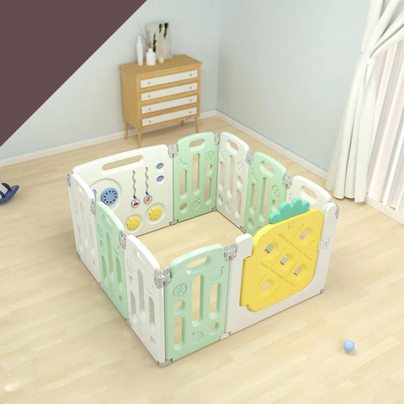 

Convenient Baby Playpen Indoor Safety Fence Foldable Newborn Toddler Crawling Mat Small Amusement Park Kids Game Fence Barriers