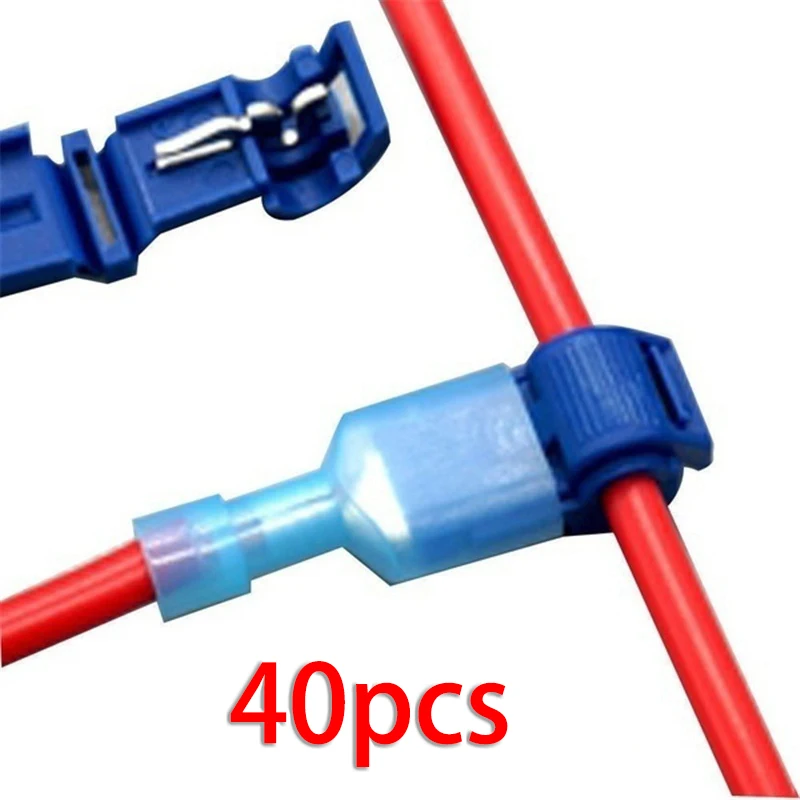 40Pcs Quick Electrical Cable Connectors Snap Splice Lock Wire Terminals Crimp Electric Motorcycles Ham Radio Crimp Terminal
40Pcs Quick Electrical Cable Connectors Snap Splice Lock Wire Terminals Crimp Electric Motorcycles Ham Radio Crimp Terminal