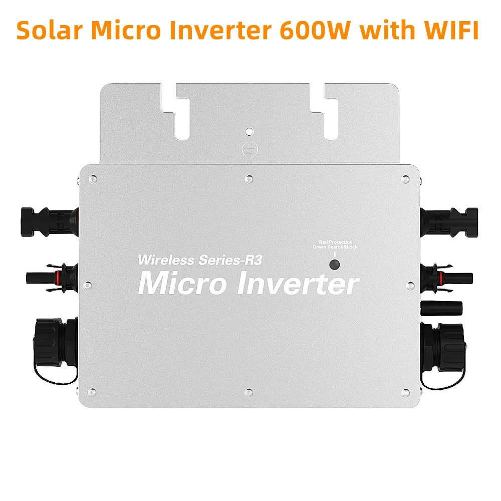 600W Smart Micro Solar Inverter Pure Sine Wave Output with WIFI Version IP65 Waterproof AC 230V 22~50VDC Input
600W Smart Micro Solar Inverter Pure Sine Wave Output with WIFI Version IP65 Waterproof AC 230V 22~50VDC Input