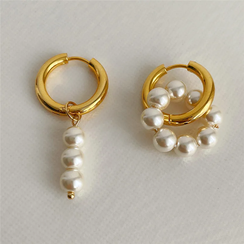 Exquisite Asymmetric Natural Freshwater Pearl Hanging Earrings Double Circle Dangle Earrings French Unusual French Drop Earrings
Exquisite Asymmetric Natural Freshwater Pearl Hanging Earrings Double Circle Dangle Earrings French Unusual French Drop Earrings
