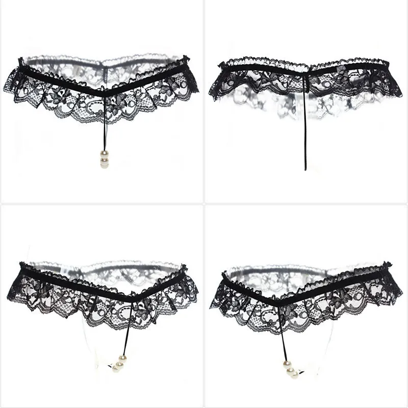 4PCS Sexy Women Pearl Panties Lace G String Temptation Underwear Ladies Hipster Thong Transparent Dessous Elastic Underpants
4PCS Sexy Women Pearl Panties Lace G String Temptation Underwear Ladies Hipster Thong Transparent Dessous Elastic Underpants