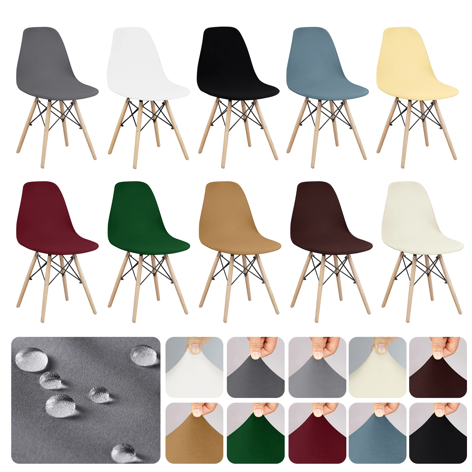 Waterproof Shell Chair Cover Solid Color Short Back Chair Covers Elastic Chair Seat Cover For Hotel Bar Hotel Dining Room 1pcs
Waterproof Shell Chair Cover Solid Color Short Back Chair Covers Elastic Chair Seat Cover For Hotel Bar Hotel Dining Room 1pcs