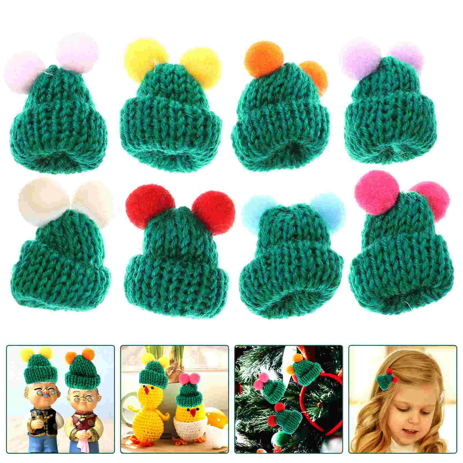 Mini Christmas Knit Hat Doll Cap DIY Crafts Wool Yarn Mini Knitted Hat Christmas Tree Decorative Knitted Doll Hat
Mini Christmas Knit Hat Doll Cap DIY Crafts Wool Yarn Mini Knitted Hat Christmas Tree Decorative Knitted Doll Hat