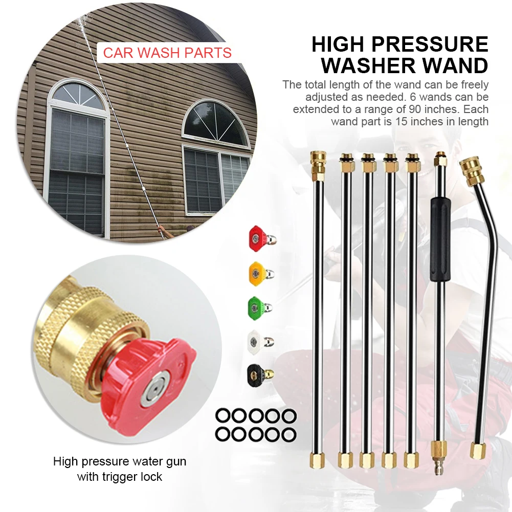 Быстроразъемный разъем для мойки автомобиля с 5 насадками для распыления, удлинитель, медный стержень, 90 дюймов, 1/4 дюйма, резьба для автоматической и домашней уборки
Быстроразъемный разъем для мойки автомобиля с 5 насадками для распыления, удлинитель, медный стержень, 90 дюймов, 1/4 дюйма, резьба для автоматической и домашней уборки