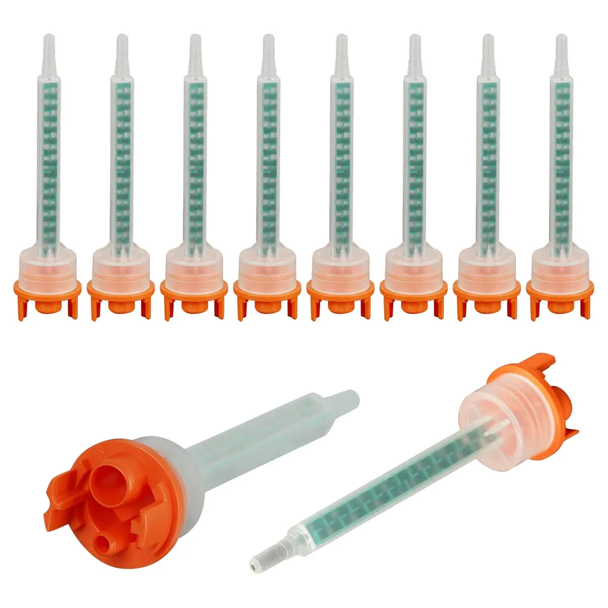 10 PCS Mixing Nozzle Tip Static Mixer 16 Elements 1:10 Mix Ratio for Epoxy Adhesives
10 PCS Mixing Nozzle Tip Static Mixer 16 Elements 1:10 Mix Ratio for Epoxy Adhesives