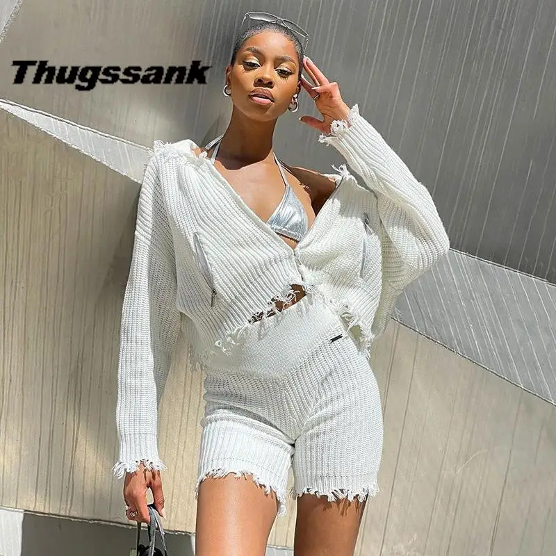 Cross Border New Sweaters Women's Clothing Core-Spun Yarn Cardigan Long-Sleeved Top High Waist Tight Shorts Autumn and Winter
Cross Border New Sweaters Women's Clothing Core-Spun Yarn Cardigan Long-Sleeved Top High Waist Tight Shorts Autumn and Winter