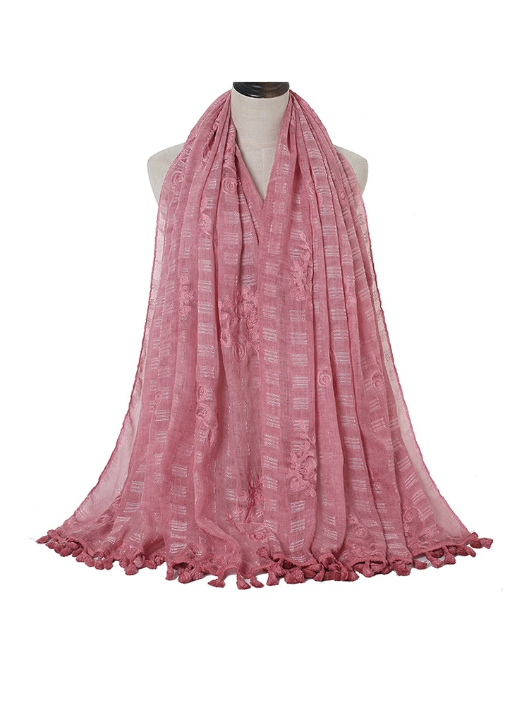 Hijab Musulman Women Silk Scarf Thin Solid Shawls Lady Femme Mujer Bandana Scarve Sarong Beach Wrap Pareo Bufanda Stoles Foulard 
Hijab Musulman Women Silk Scarf Thin Solid Shawls Lady Femme Mujer Bandana Scarve Sarong Beach Wrap Pareo Bufanda Stoles Foulard