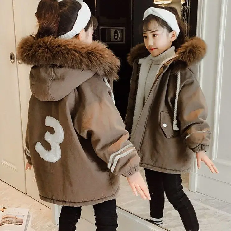 2022 Winter Hooded Down Parkas for 4 6 8 10 12 Year Girls Coats Fashion Winter Warm Thickening Jackets Kids Long Outerwear
2022 Winter Hooded Down Parkas for 4 6 8 10 12 Year Girls Coats Fashion Winter Warm Thickening Jackets Kids Long Outerwear