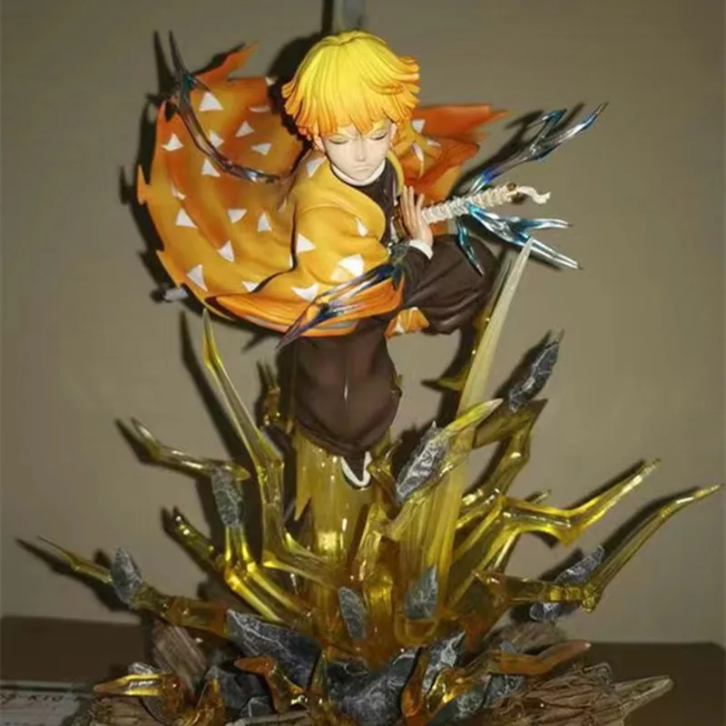 Gk Demon Slayer Agatsuma Zenitsu Anime Figure With LED Character Luminous Double Headed Carving Limit Sculpture Model Toys 35Cm
Gk Demon Slayer Agatsuma Zenitsu Anime Figure With LED Character Luminous Double Headed Carving Limit Sculpture Model Toys 35Cm
