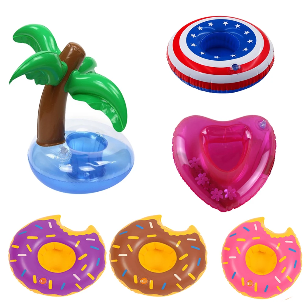Inflatable Cup Holder Swimming Pool Accessories Drink Floating Donut Pool Float Swimming Ring Party Toys Beach Bar Mini
Inflatable Cup Holder Swimming Pool Accessories Drink Floating Donut Pool Float Swimming Ring Party Toys Beach Bar Mini