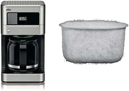 BrewSense Drip Glass Coffeemaker, 12 Cup, Stainless Steel & KG7070 Burr Grinder, Stainless Steel 
BrewSense Drip Glass Coffeemaker, 12 Cup, Stainless Steel & KG7070 Burr Grinder, Stainless Steel