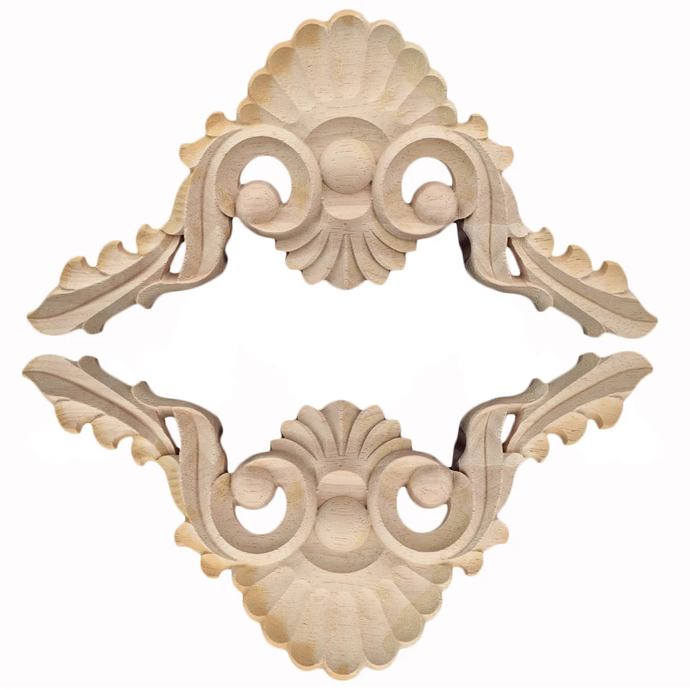 2PCS Vintage Unpainted Wood Carved Decal Corner Applique Frame for Home Furniture Wall Cabinet Door Wooden Miniature Craft
2PCS Vintage Unpainted Wood Carved Decal Corner Applique Frame for Home Furniture Wall Cabinet Door Wooden Miniature Craft