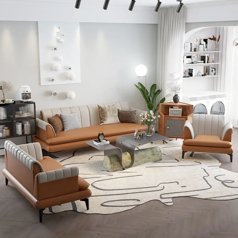 Nordic Disposable Technology Leather Office Living Apartment Rental Room Light Luxury Single, Double and Triple Full Combin 
Nordic Disposable Technology Leather Office Living Apartment Rental Room Light Luxury Single, Double and Triple Full Combin