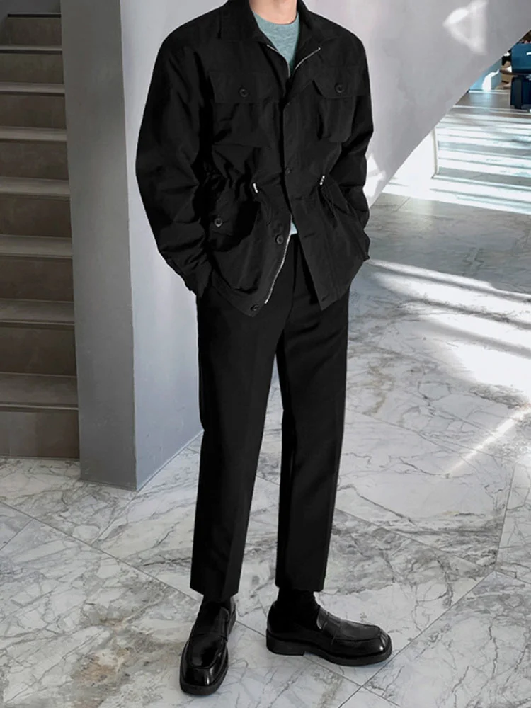 Куртка мужская с отложным воротником, модный пиджак свободного покроя, однотонная Повседневная Длинная, универсальная одежда для работы, в ...
Куртка мужская с отложным воротником, модный пиджак свободного покроя, однотонная Повседневная Длинная, универсальная одежда для работы, в ...