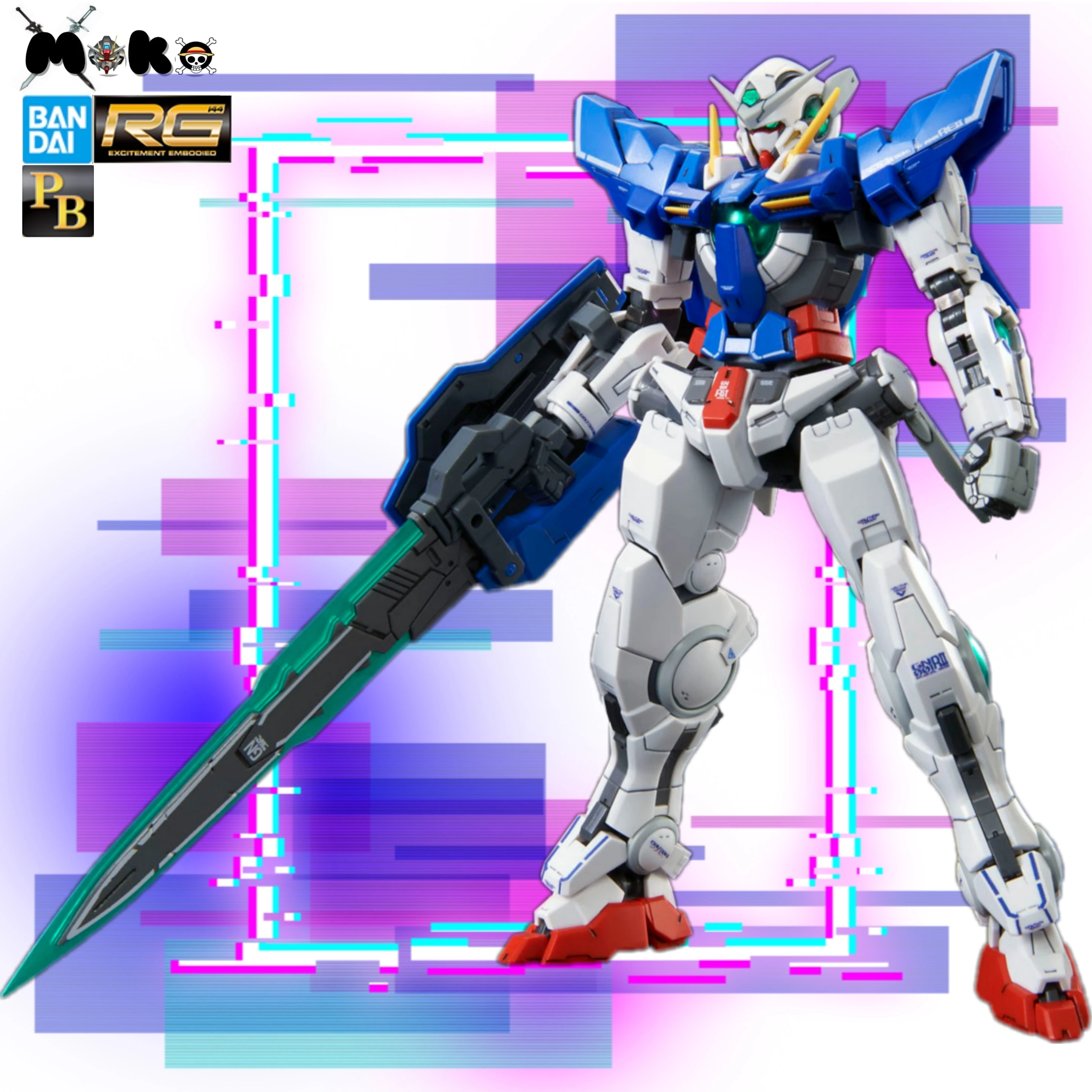 Japaneses PB оригинальная модель Bandai Gundam RG 1/144 00 EXIA GN-001 R2 GUNDAM мобильный костюм Сборная модель фигурки
Japaneses PB оригинальная модель Bandai Gundam RG 1/144 00 EXIA GN-001 R2 GUNDAM мобильный костюм Сборная модель фигурки