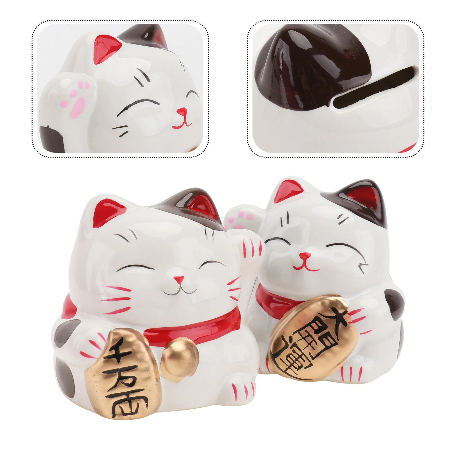 Bank Cat Coin Money Piggy Maneki Neko Box Kids Jar Storage Saving Statue Figurine Ceramic Fortune Car Interior Beckoning Year
Bank Cat Coin Money Piggy Maneki Neko Box Kids Jar Storage Saving Statue Figurine Ceramic Fortune Car Interior Beckoning Year