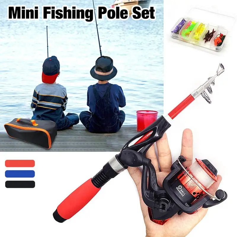 Kids Fishing Rod Foldable Portable Kids Fishing Gear Rod And Reel Kit With Bait Box Handbag And Fishing Wheel For Boys Girls
Kids Fishing Rod Foldable Portable Kids Fishing Gear Rod And Reel Kit With Bait Box Handbag And Fishing Wheel For Boys Girls
