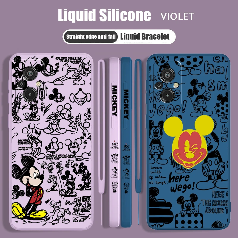 Disney Mickey Mouse For Redmi 12C 11A 10C 10X 9T 9C 9AT 9A 8A Plus Prime Liquid Left Rope Silicone Phone Case
Disney Mickey Mouse For Redmi 12C 11A 10C 10X 9T 9C 9AT 9A 8A Plus Prime Liquid Left Rope Silicone Phone Case