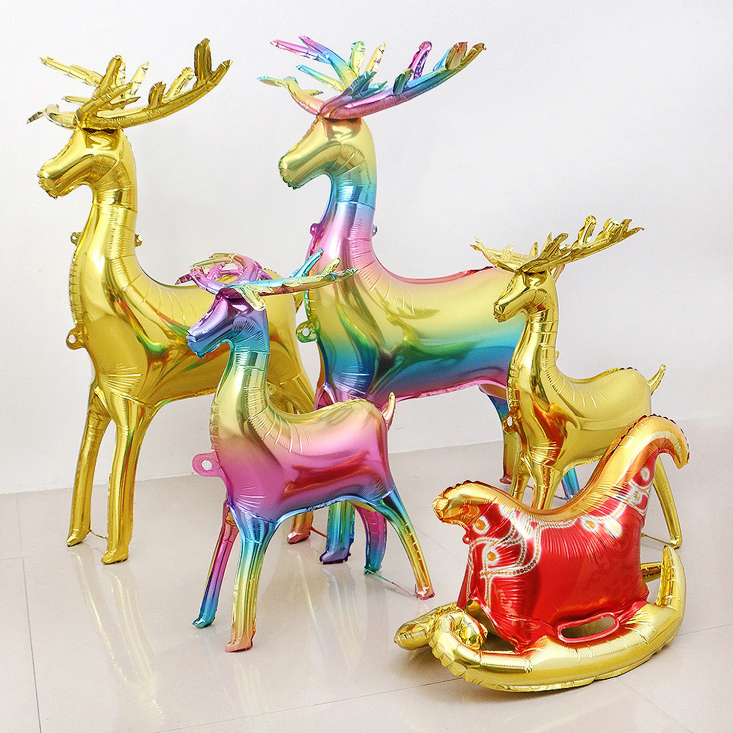 Christmas Foil Balloons Standing Elk Reindeer With Sled Balloon Christmas Gift Santa Balloon Xmas Party Supplies Home Decortion
Christmas Foil Balloons Standing Elk Reindeer With Sled Balloon Christmas Gift Santa Balloon Xmas Party Supplies Home Decortion