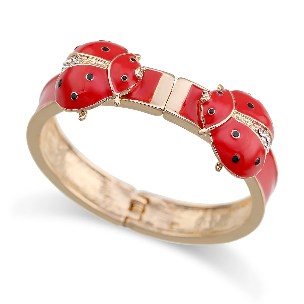 Special Design Double Ladybirds Bracelet Cuff Bangle for Women Girls Gold Plated with Enamel Colorful Chunky Bracelet Jewelry
Special Design Double Ladybirds Bracelet Cuff Bangle for Women Girls Gold Plated with Enamel Colorful Chunky Bracelet Jewelry