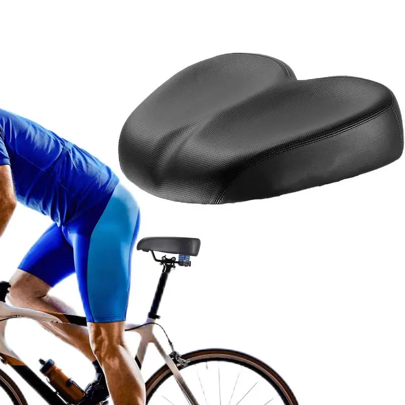 Breathable Bike Saddle MTB Mountain Road Bike Seat PU Leather Extra Wide Cycling Cushion Comfortable Shockproof Bicycle Seat
Breathable Bike Saddle MTB Mountain Road Bike Seat PU Leather Extra Wide Cycling Cushion Comfortable Shockproof Bicycle Seat
