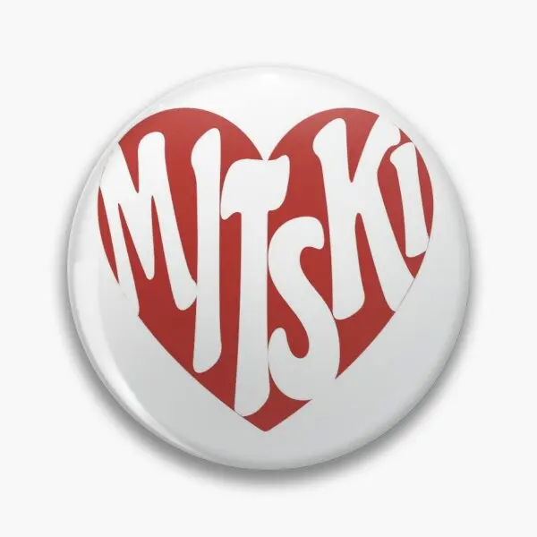 Mitski-pegatina con logotipo de corazón para mujer, broche de botones blandos personalizables, Pin de decoración
Mitski-pegatina con logotipo de corazón para mujer, broche de botones blandos personalizables, Pin de decoración
