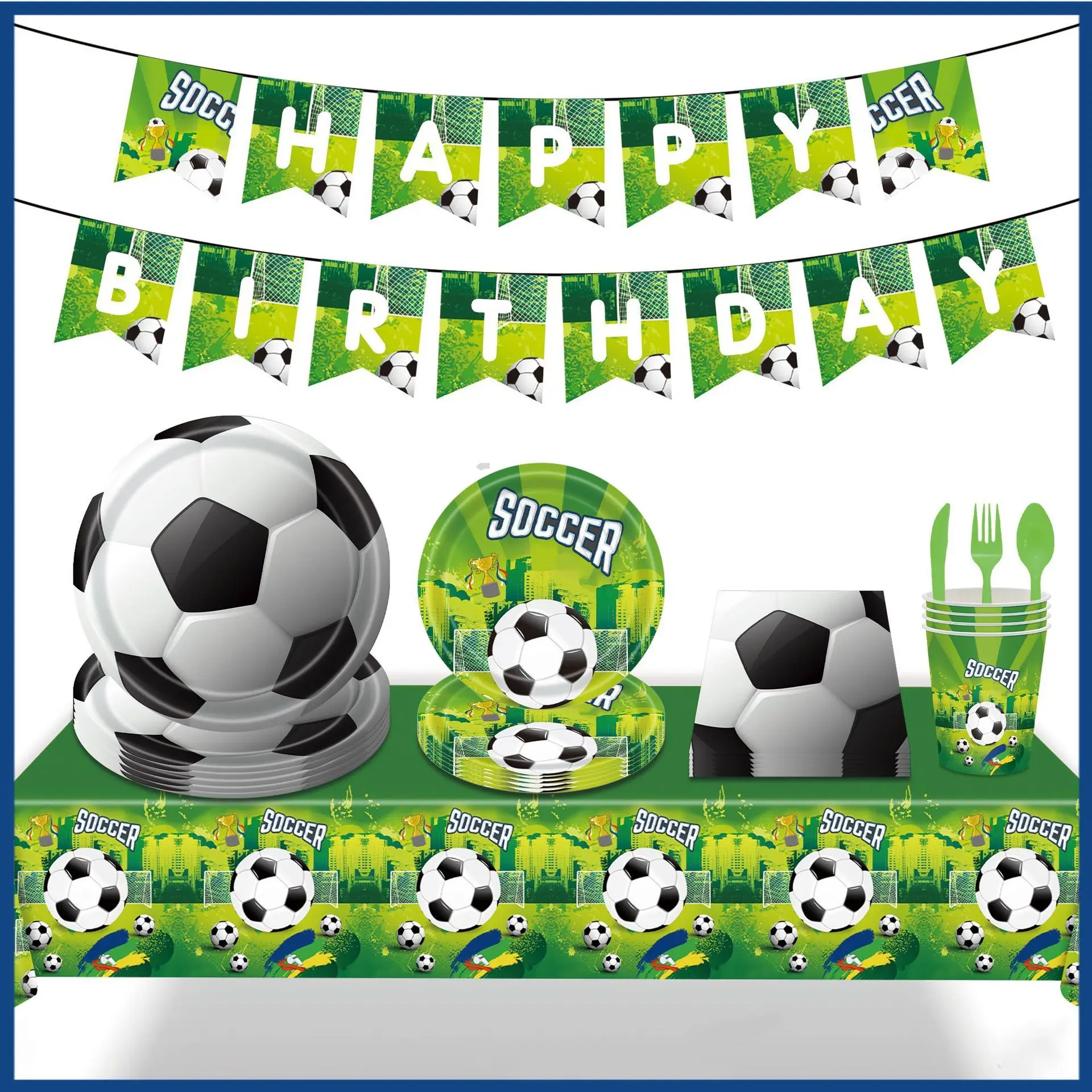 Football Theme Party Supplies Table/Table Disposable Banner Balloons Soccer Goal Cup Painting For Kids Boy Birthday Party Decora
Football Theme Party Supplies Table/Table Disposable Banner Balloons Soccer Goal Cup Painting For Kids Boy Birthday Party Decora