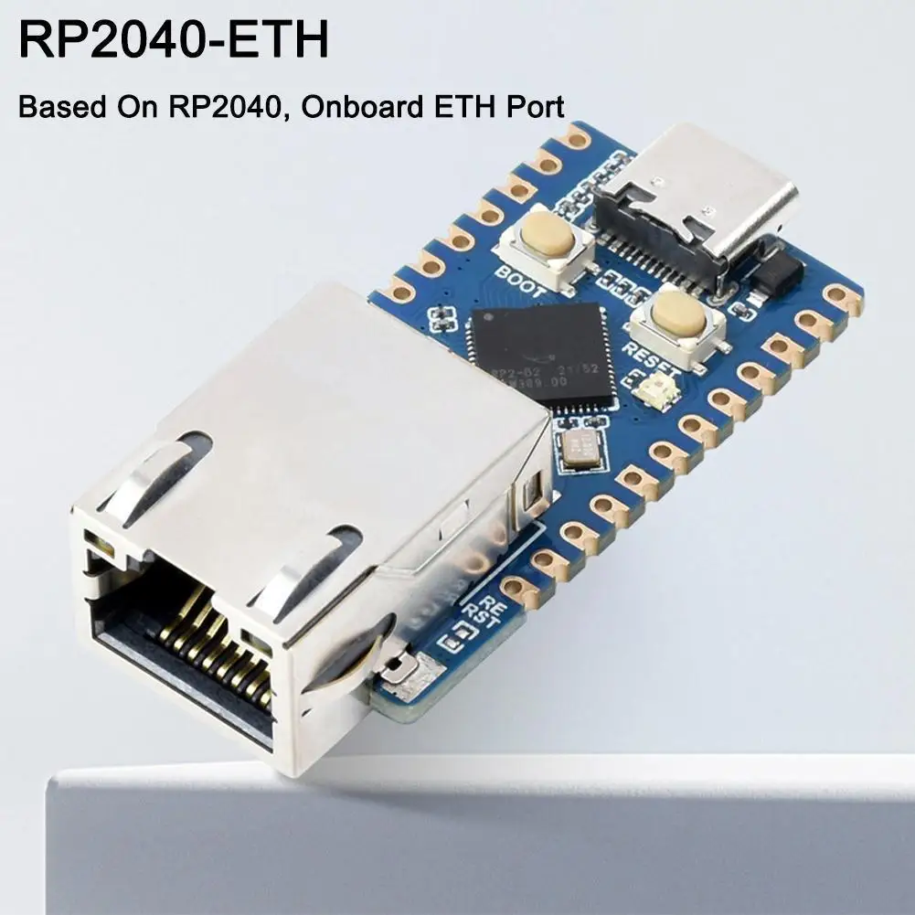 RP2040-ETH мини макетная плата RP2040 Ethernet порт 1,1 устройства USB вспомогательный хост-модуль поддерживает микроконтроллер Pi Raspberry Be B4W0
RP2040-ETH мини макетная плата RP2040 Ethernet порт 1,1 устройства USB вспомогательный хост-модуль поддерживает микроконтроллер Pi Raspberry Be B4W0