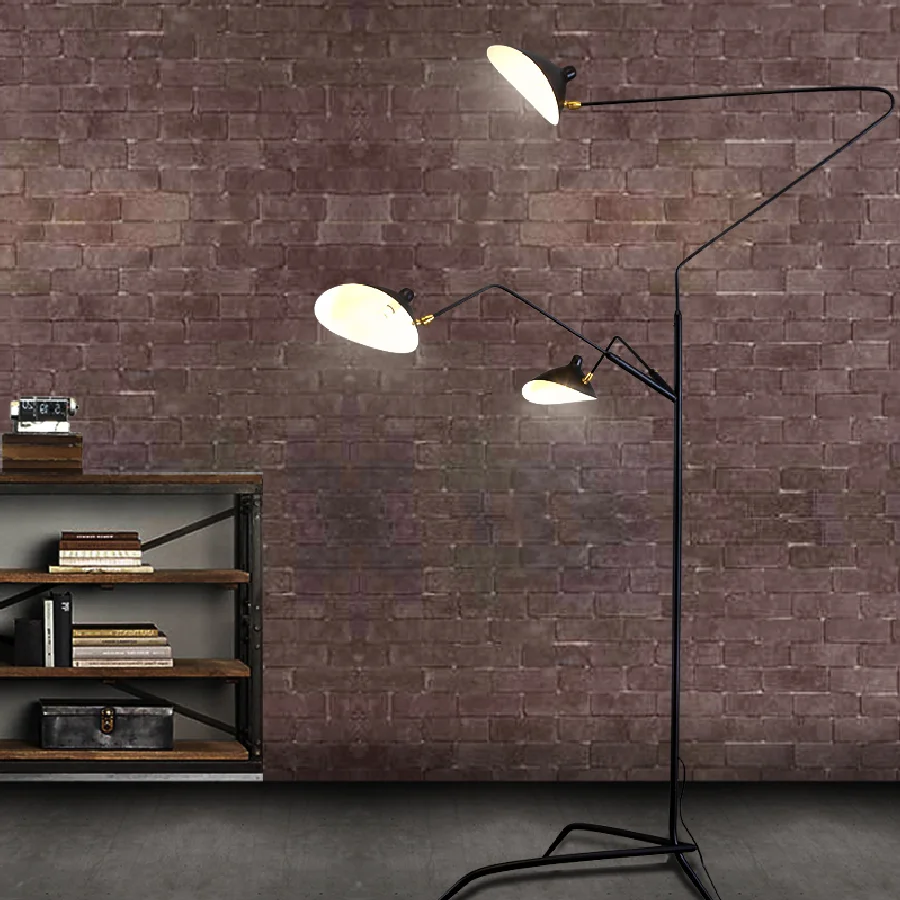Loft Stand floor lamp For Living room Bar Studio Serge Mouille MCL Tripod Table Desk Lamp Black White Color Standing lamp
Loft Stand floor lamp For Living room Bar Studio Serge Mouille MCL Tripod Table Desk Lamp Black White Color Standing lamp