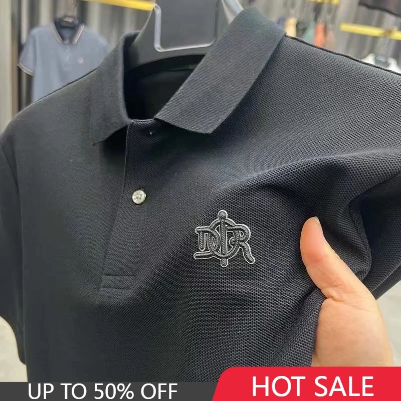 100% Cotton Embroidery Polo Shirts 2023 Summer Korean Fashion Trend Breathable T-shirts Luxury Designer Brand Lapel Men Clothing
100% Cotton Embroidery Polo Shirts 2023 Summer Korean Fashion Trend Breathable T-shirts Luxury Designer Brand Lapel Men Clothing
