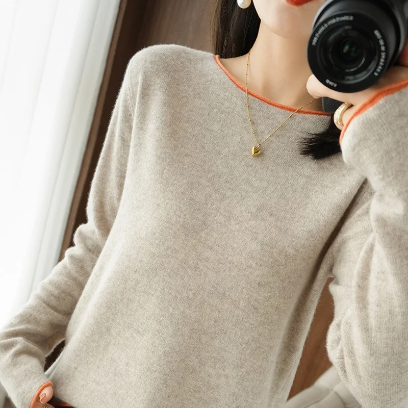 Hot Sale 100% Wool Women's Sweaters And Pullovers Autumn Female O-Neck Fashion Clothing Long SLeeve Soft Jumper Tops Spring
Hot Sale 100% Wool Women's Sweaters And Pullovers Autumn Female O-Neck Fashion Clothing Long SLeeve Soft Jumper Tops Spring