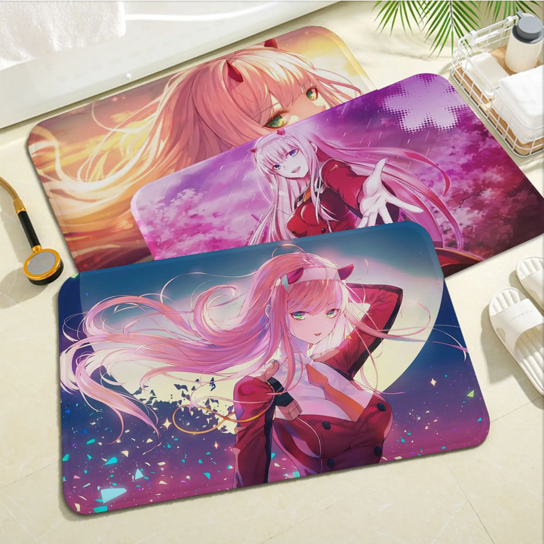 Darling in the FranXX Zero Two Floor Mat Bathroom Mat Kids Room Bedroom Decoration Balcony Doormat Living Room Welcome Rug
Darling in the FranXX Zero Two Floor Mat Bathroom Mat Kids Room Bedroom Decoration Balcony Doormat Living Room Welcome Rug