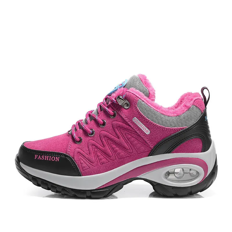 Outdoor trekking Women Shoes Fashion casual Plush Warm Non-slip Winter Travel Sneakers Sport Waterproof Climbing Wear-resistant
Outdoor trekking Women Shoes Fashion casual Plush Warm Non-slip Winter Travel Sneakers Sport Waterproof Climbing Wear-resistant