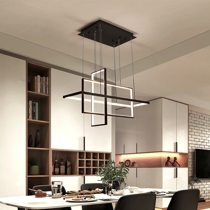 Heng Yuan kitchen living room dining room bedroom villa office modern led chandelier post modern loft rectangular Chandelier
Heng Yuan kitchen living room dining room bedroom villa office modern led chandelier post modern loft rectangular Chandelier