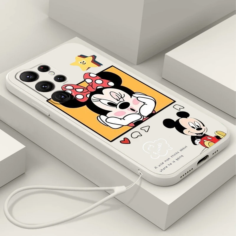 Mickey Minnie Cartoon Art Liquid Rope Phone Case For Samsung Galaxy S22 S21 S20 FE S10 Note 20 10 Plus Lite Ultra 5G Funda
Mickey Minnie Cartoon Art Liquid Rope Phone Case For Samsung Galaxy S22 S21 S20 FE S10 Note 20 10 Plus Lite Ultra 5G Funda