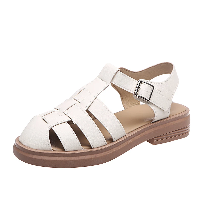 Women Sandals 2022 Summer New Hollow British Style Retro Women Sandals Woven Closed Thick Bottom Roman Sandals Women
Women Sandals 2022 Summer New Hollow British Style Retro Women Sandals Woven Closed Thick Bottom Roman Sandals Women
