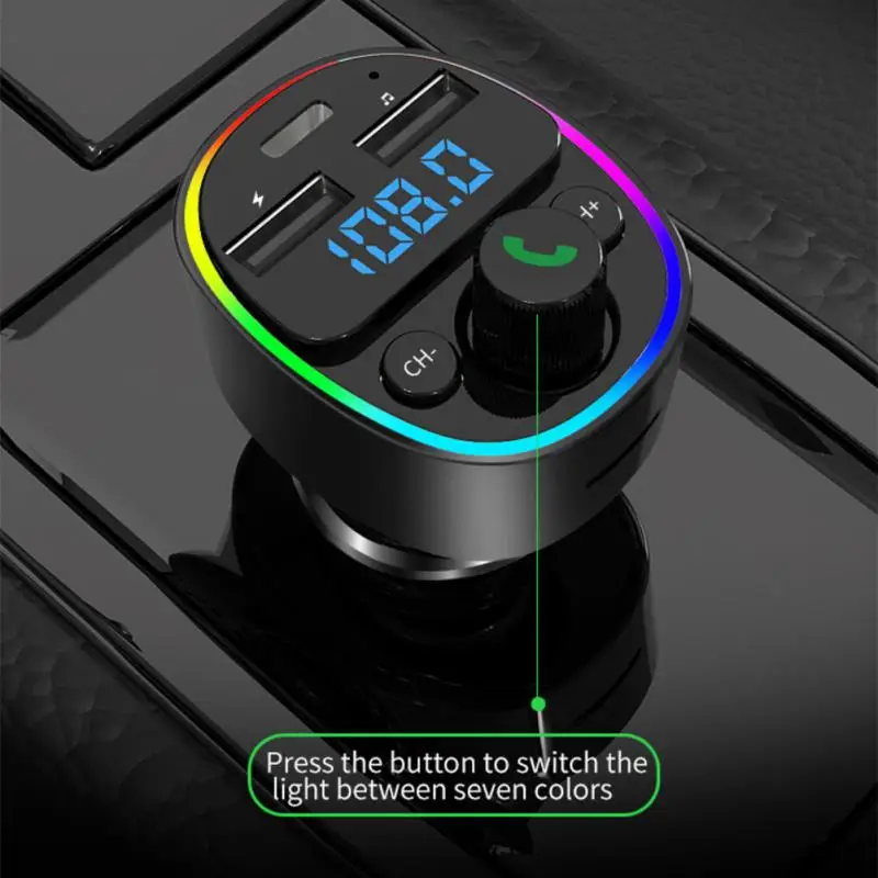 Автомобильный громкой связи Bluetooth совместимый 5,0 FM-передатчик автомобильный комплект MP3 модулятор плеер поддерживает расширение USB и TF карт...
Автомобильный громкой связи Bluetooth совместимый 5,0 FM-передатчик автомобильный комплект MP3 модулятор плеер поддерживает расширение USB и TF карт...