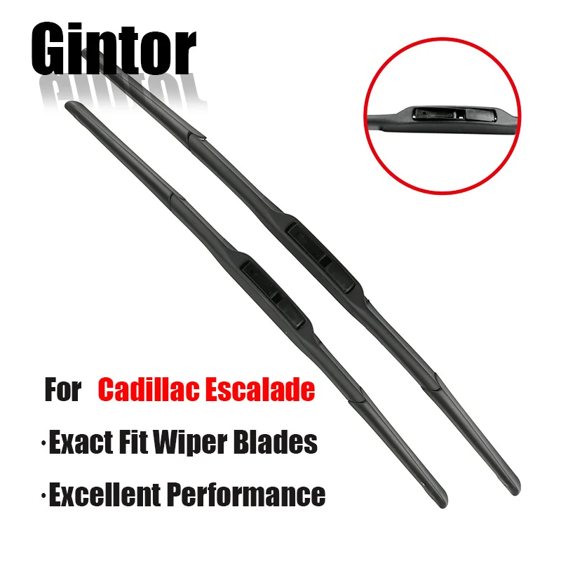 

Gintor Wiper LHD Front Wiper Blades For Cadillac Escalade 2009 - 2014 Windshield Windscreen Front Window 22"+22"