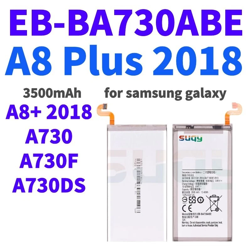 Аккумулятор suqy для Samsung A8 plus a730f, оригинальная сменная батарея для Samsung Galaxy A8 plus, батарея для A8 plus A8 +(2018)
Аккумулятор suqy для Samsung A8 plus a730f, оригинальная сменная батарея для Samsung Galaxy A8 plus, батарея для A8 plus A8 +(2018)