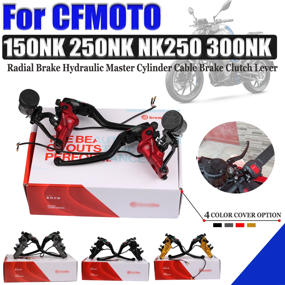 For CFMOTO CF 250NK NK250 300NK 150NK Accessories Mirror Clamp Radial Hydraulic Brake Master Cylinder Cable Clutch Brake Lever
For CFMOTO CF 250NK NK250 300NK 150NK Accessories Mirror Clamp Radial Hydraulic Brake Master Cylinder Cable Clutch Brake Lever