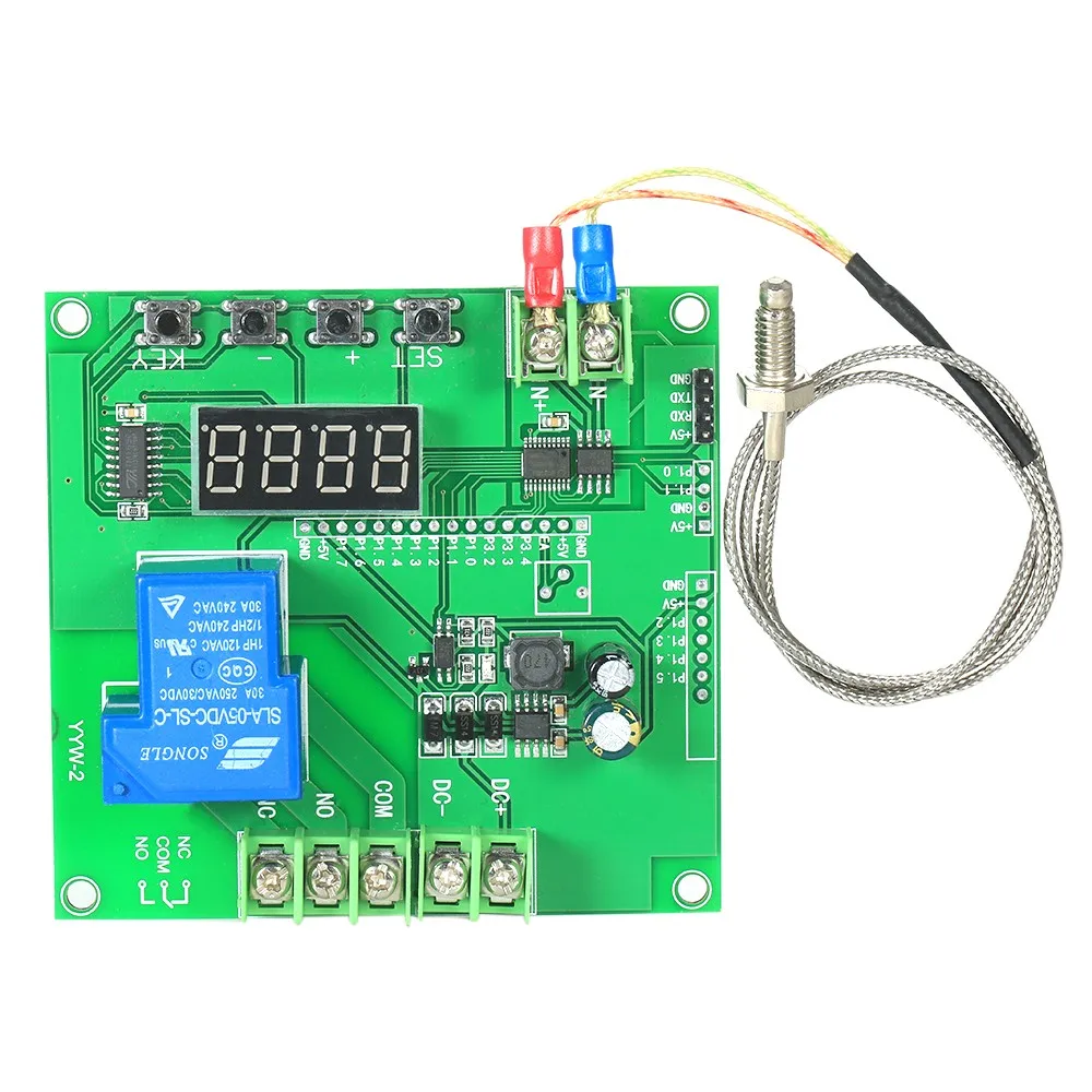 Mini LED Temperature Controller Module 0~1000℃ Temp Control Switch Board with K-type S
Mini LED Temperature Controller Module 0~1000℃ Temp Control Switch Board with K-type S